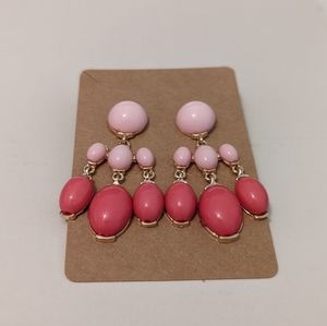 Chandelier Pink earrings.
NOT FOR SALE